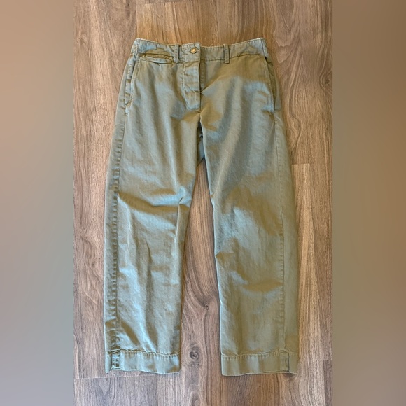 Nili Lotan Pants - Nili Lotan Olive Green cropped size 2 Trousers